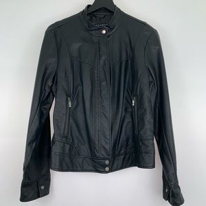 Bernardo Vegan Faux Leather Moto Jacket
